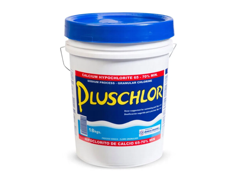 Hipoclorito de calcio al 65%-70% Pluschlor 18Kg